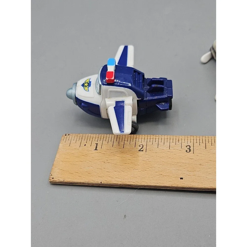 Super Wings Transform-A-Bots Lot Bello & Paul Mini Airplanes 2” Audley 2014